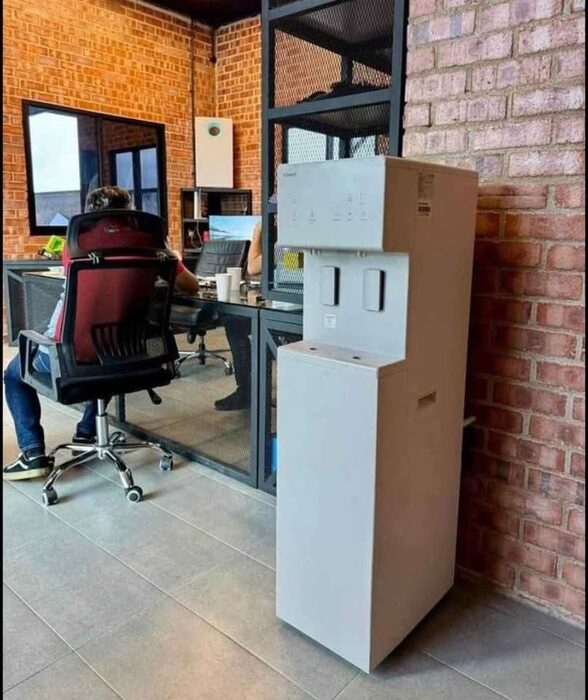 Coway water purifier installed in an office